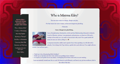 Desktop Screenshot of mistresskiley.com